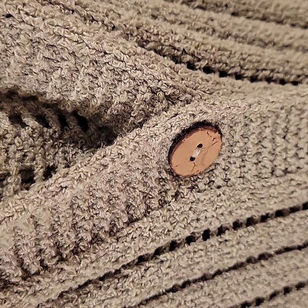 J. Jill Sage Open-Front Cardigan Size L - Picture 6 of 7